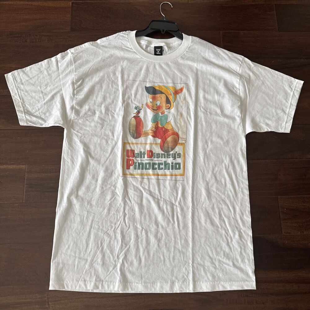 Disney Pinocchio Vintage Portrait T-Shirt Size 2XLT 100% USA Cotton by HANES